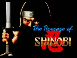 The Revenge of Shinobi Title Screen